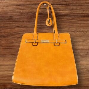 Browning Women's Satchel Purse Shoulder Bag Handgun bag Buckmark Logo‎ Gold